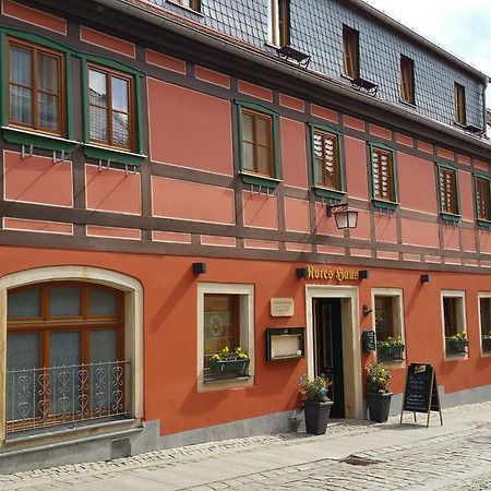 Gasthaus& Pension Zum Roten Haus Bad Schandau Kültér fotó