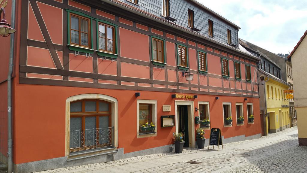 Gasthaus& Pension Zum Roten Haus Bad Schandau Kültér fotó