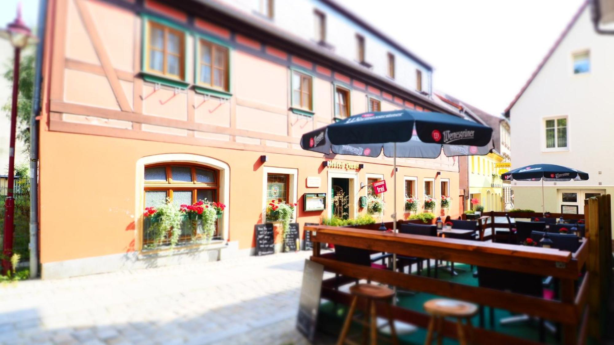 Gasthaus& Pension Zum Roten Haus Bad Schandau Kültér fotó
